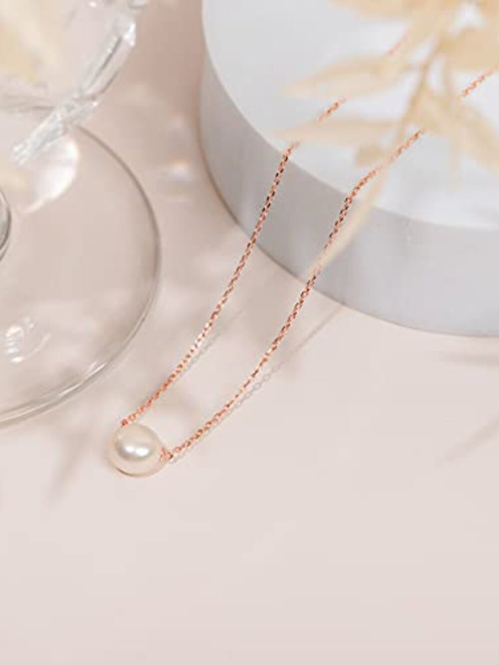 New - Handpicked AAA+ Freshwater Cultured Single Pearl Necklace Pendant‎